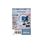 Schneider - pn n7 pompe  graisse 20v 690 bar - 2 batteries li - ion 2ah - 1 chargeur 3a - coffret