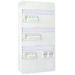 Schneider resi9 xp tableau �lectrique pr��quip� 3 rang�es 3id 63a 12 disjoncteurs