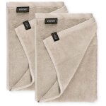 Sch�ner wohnen serviette de bain sense - lot de 2 70x140 cm, beige