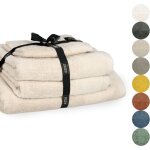 Sch�ner wohnen set de serviettes sense - 1 pi�ce 50x100 cm, beige