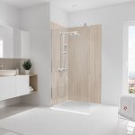 Schulte pack de 2 panneaux muraux 100x210 cm, rev�tement pour douche et salle de bains, placement facile, ...