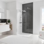 Panneau mural ardoise brillant, revêtement pour douche et salle de bain, décodesign brio schulte 150 ... Panneau mural ardoise brillant, revêtement pour douche et salle de bain, décodesign brio schulte 150 ...