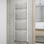 Schulte - jamais utilis ] - radiateur sche - serviette  eau chaude europa, blanc, inertie fluide, ...