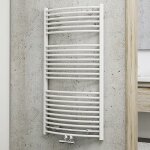 Schulte - jamais utilis ] - radiateur sche - serviette  eau chaude europa, blanc, inertie fluide, ...