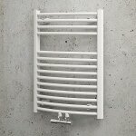Schulte - jamais utilis ] - radiateur sche - serviette  eau chaude europa, blanc, inertie fluide, ...