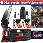 Scies � cha�ne �lectriques 6 pouces scie � cha�ne sans balais � main coupe d'arbres et de bois