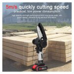 Zoternen - scies électriques portables de taille 21v 6 pouces, petite tronçonneuse à bois, moteur de ... Zoternen - scies électriques portables de taille 21v 6 pouces, petite tronçonneuse à bois, moteur de ...