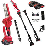 Scie sur perche sans fil 300w - moteur brushless, tige t�lescopique 141 - 240 cm, t�te rotative 180�, ...