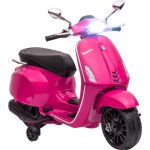Aiyaplay - scooter lectrique enfant vespa 6v - musiques, feu av, entre usb, radio fm - 2 roues support ...