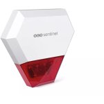 Sirene ext�rieure filaire additionnelle kitalarm scs sentinel port�e 80m - alerte sonore et lumineuse ...