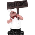 Sculpture de chef mini figurines mignonnes de bienvenue de chef ornement pour décorations de cuisine ... Sculpture de chef mini figurines mignonnes de bienvenue de chef ornement pour décorations de cuisine ...