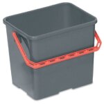 Seau 6l gris anse rouge - 2250gtr - guialto