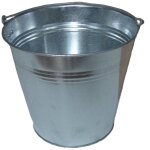 Seau en acier galvanis� de 15 l