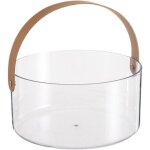 Seau � glace transparent en plastique avec sangle de transport pour refroidir vin, champagne et bi�re. ...