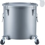 Seau  graisse pour friteuse de 16 gallons, bac d'limination d'huile avec base  roulettes, rcipient ...