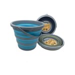 Sans marque - seau pliable 10 litres bec verseur poigne vidange bigbross