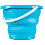 Seau pliable 10l, bleu, en plastique, pour le jardin Seau pliable 10l, bleu, en plastique, pour le jardin