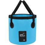 Seau pliable, seau portable pliable de 20 l, seau de lavage de voiture, adapt� au camping, � la randonn�e, ...