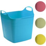 Seau de rangement flexible - 15 litres - multicolore