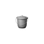 Aluminium et plastique - seau hygienique modele enfant couvercl shpm
