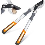 S�cateur de 50 cm de long, syst�me de coupe � engrenages, diff�rentes forces, coupe des branches �paisses ...