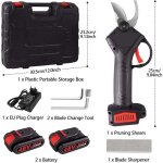 S�cateur �lectrique, 48vf rechargeable s�cateur �lectrique sans fil professionnel pour jardins parcs ...