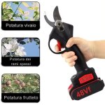 S�cateur, s�cateur �lectrique � double batterie 48vf, s�cateur de jardin � batterie unique