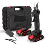 S�cateur �lectrique sans fil 21 v, outil d'�lagage � haut rendement pour bonsa�s, outils d'am�nagement ...