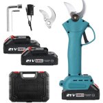 S�cateur �lectrique sans fil brushless, avec 2 batteries, 1 lame rempla�able, s�cateur professionnel ...