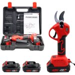 S�cateur �lectrique sans fil, secateur electrique, s�cateur �lectrique avec �cran avec 2 batteries de ...