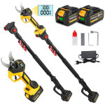 S�cateur �lectrique sur perche, 2 vitesse, 40mm secateur a batterie, 1. 8m perche t�lescopique, 2x4. ...