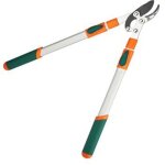 S�cateur � enclume t�lescopique � deux mains avec lames en acier et poign�es ergonomiques