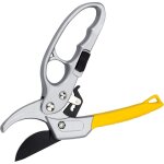 Sécateur de jardin 18. 2cm, sécateur à crémaillère de jardinage avec poignée en caoutchouc pour couper ... Sécateur de jardin 18. 2cm, sécateur à crémaillère de jardinage avec poignée en caoutchouc pour couper ...