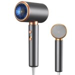 S�che - cheveux professionnel, 2000 w, 2 r�glages de chaleur et 3 vitesses, fonction ionique, protection ...