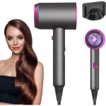 Seche cheveux professionnel sche cheveux ionique, hair dryer 1300w schage rapide 3 positions vent froid ...