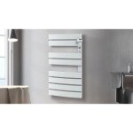 [jamais utilise] sche - serviette carrera - 600w - ouverture latrale - blanc