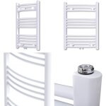 Vidaxl - sche - serviettes chauffage central incurv 500x764mm + connecteurs - radiateur sche - serviettes ...