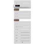 Thermor - s�che - serviettes connect� allure 4 �troit 1500w blanc mat / ch�ne mat � gauche - 483376