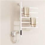 Jamais utilis]sche - serviettes lectrique avec 5 barres porte - serviettes chauffant pivotant  180 ...