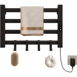 S�che serviettes �lectrique, 55x35cm petit 80w porte chauffe serviettes �lectrique economie d'�nergie ...