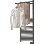 Deltacalor sche - serviettes lectrique 750w, h. 142. 3 x l. 50 cm stendino anthracite