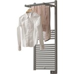 Deltacalor s�che - serviettes �lectrique 750w, h142. 3 x l50 cm stendino gris