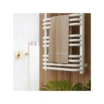 Otitec - sèche serviette électrique doré - july - 600 watt - 114, 90 x 60 - blanc Otitec - sèche serviette électrique doré - july - 600 watt - 114, 90 x 60 - blanc