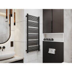 Sche serviette lectrique noir - 600 watt - 50 x 110 - stitch