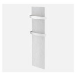 Nyx - sche - serviette lctrique pierre lilas 500w vertical / horizontal blanc