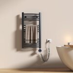 Emke - sche - serviettes lectrique, porte - serviettes chauffant lectrique, 250w, anthracite 75x40cm ...