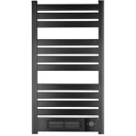 S�che - serviettes �lectrique v�lez en c�ramique noire avec contr�le ptc, 2000 w, 102 x 55 cm