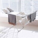 Sechoir linge electrique s�che - linge chauffant �lectrique pliant, �tendoir int�rieur �conome en �nergie ...