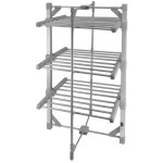 Schoir  linge etendoir electrique chauffant 50  55c - 21m en 1 - 112 x 62 x 60 cm - 3 niveaux  8 ...