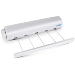 Schoir  linge mural pour usage intrieur et extrieur, extensible jusqu' 3, 75 m